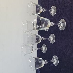 Royal Barvarian Stemmed Crystal Wine Glasses Set Of 6